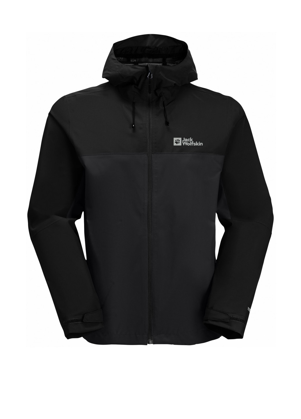Черная демисезонная ветровка Jack Wolfskin WEILTAL 2L JKT M
