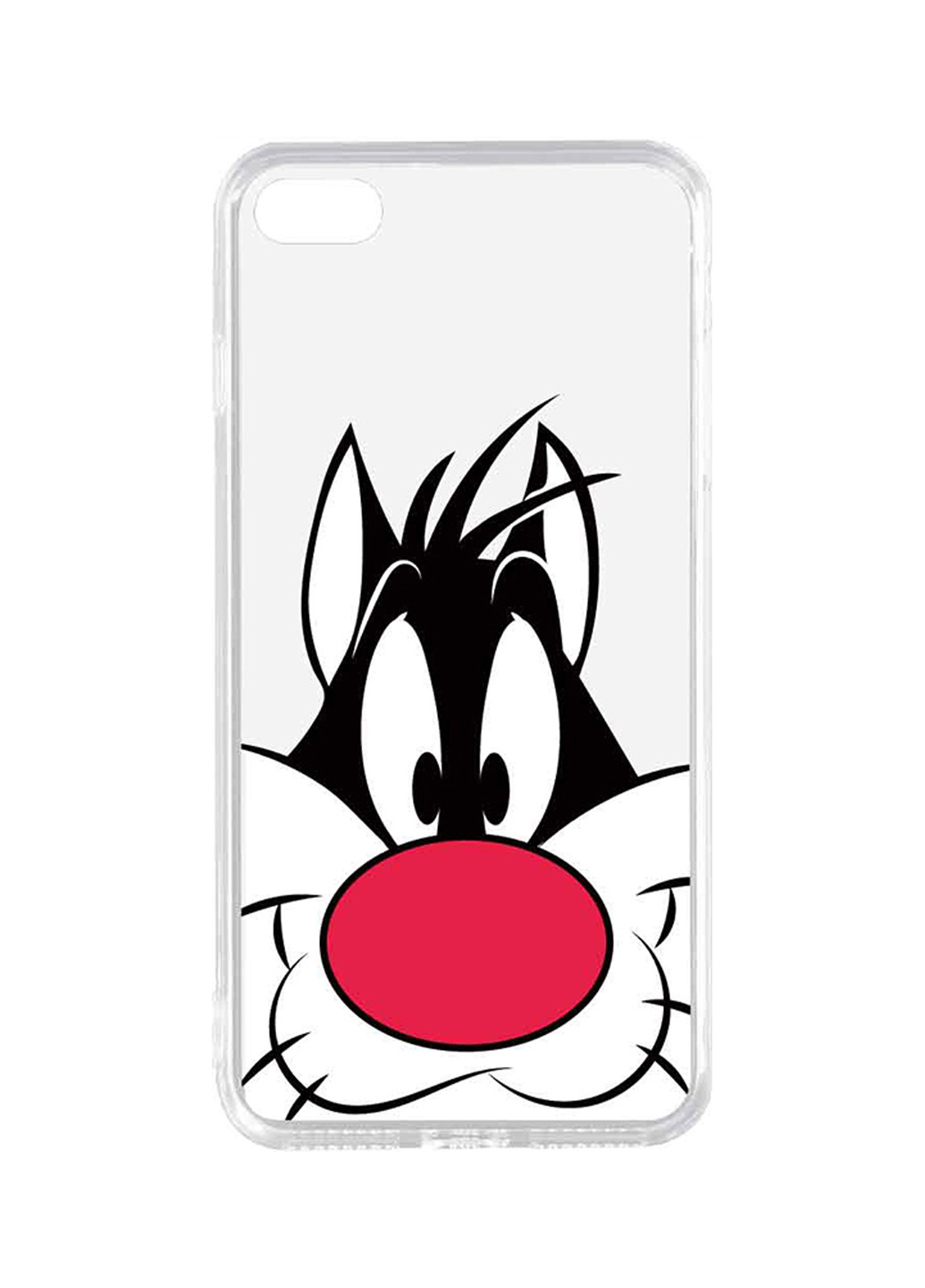 Чехол Toto acrylic+tpu print case apple iphone 7/8 #11 cat nose transparent (146245266)