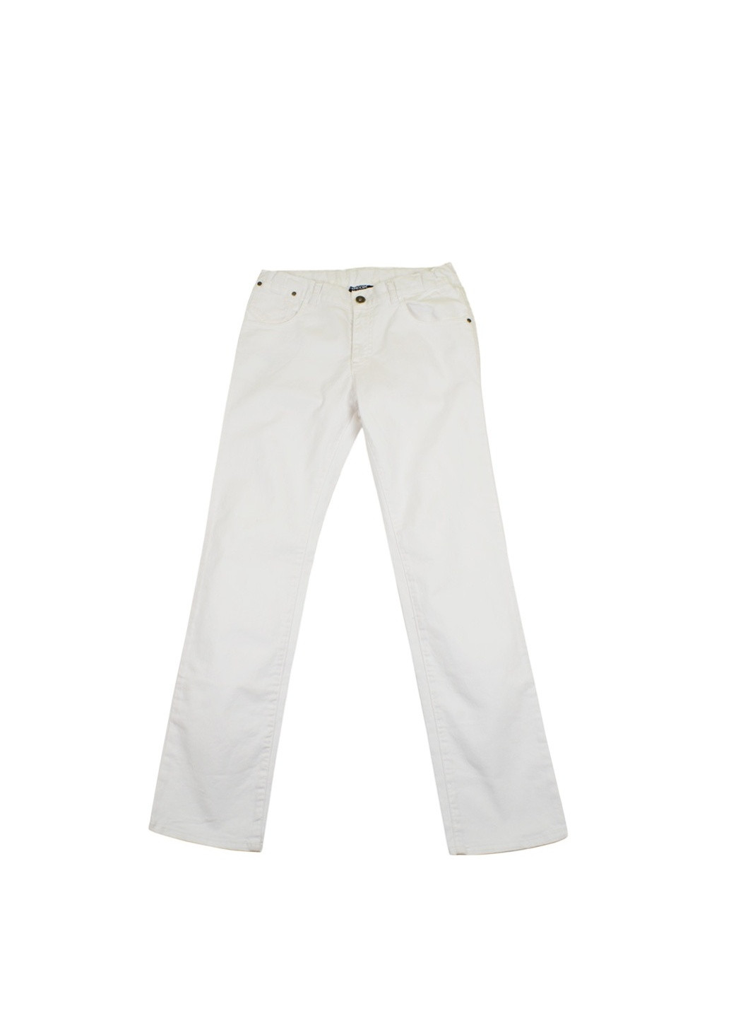 Белые демисезонные со средней талией джинсы Geox