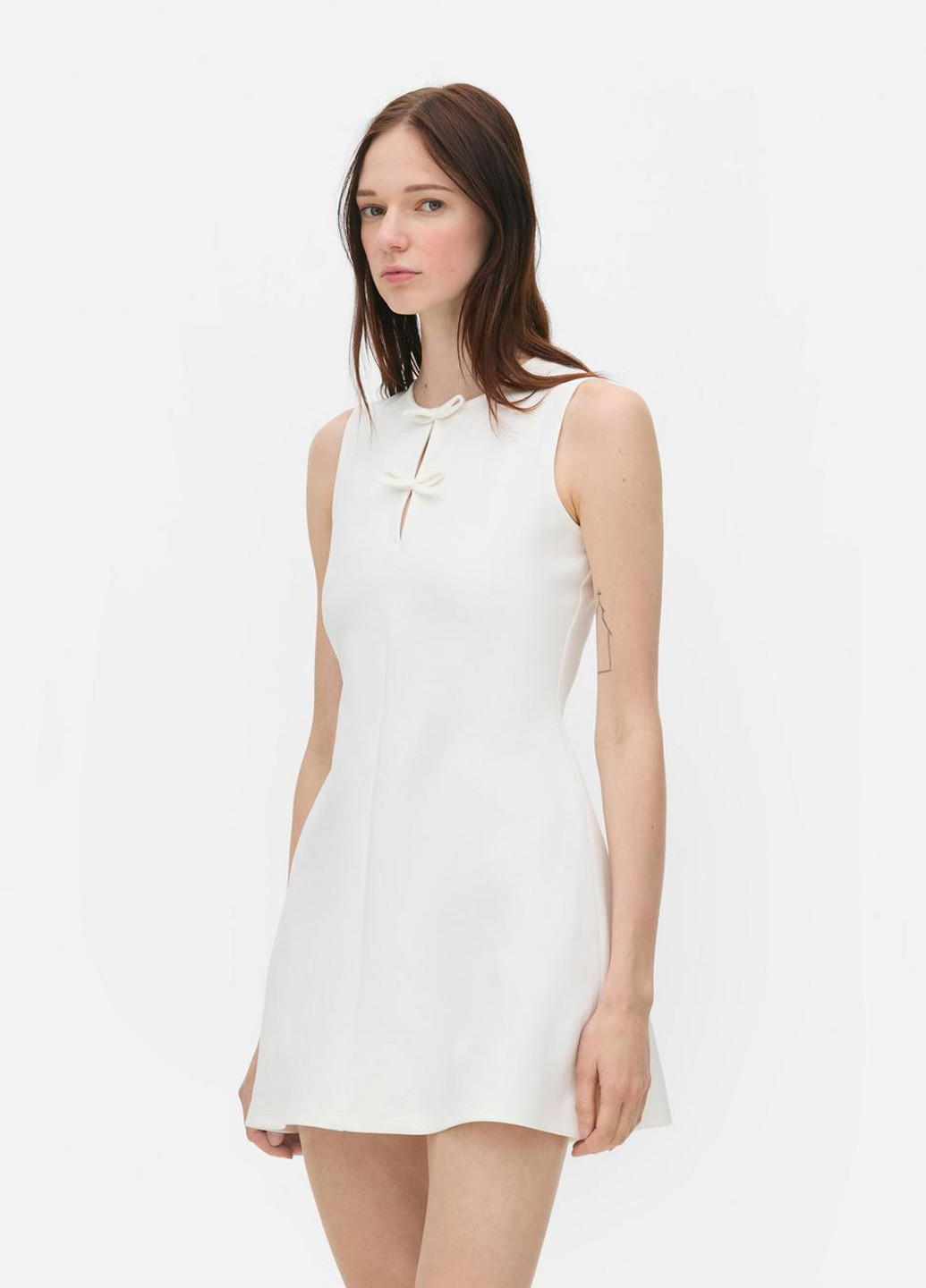 Білий кежуал сукня а-силует Primark однотонна