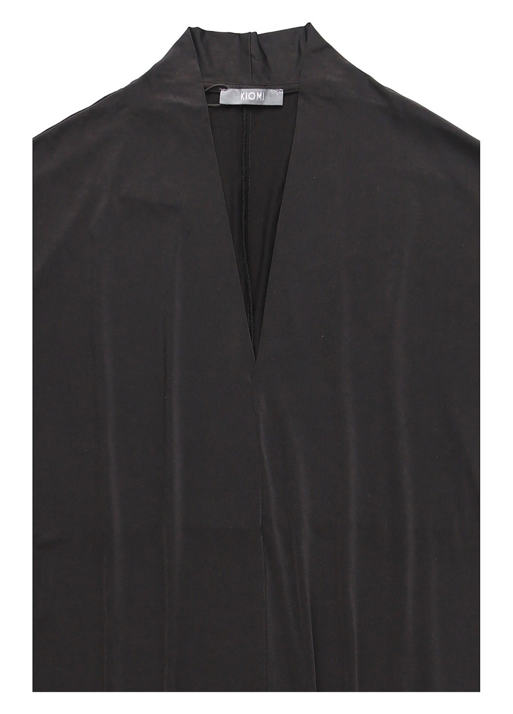 Черное кэжуал платье Kiomi однотонное