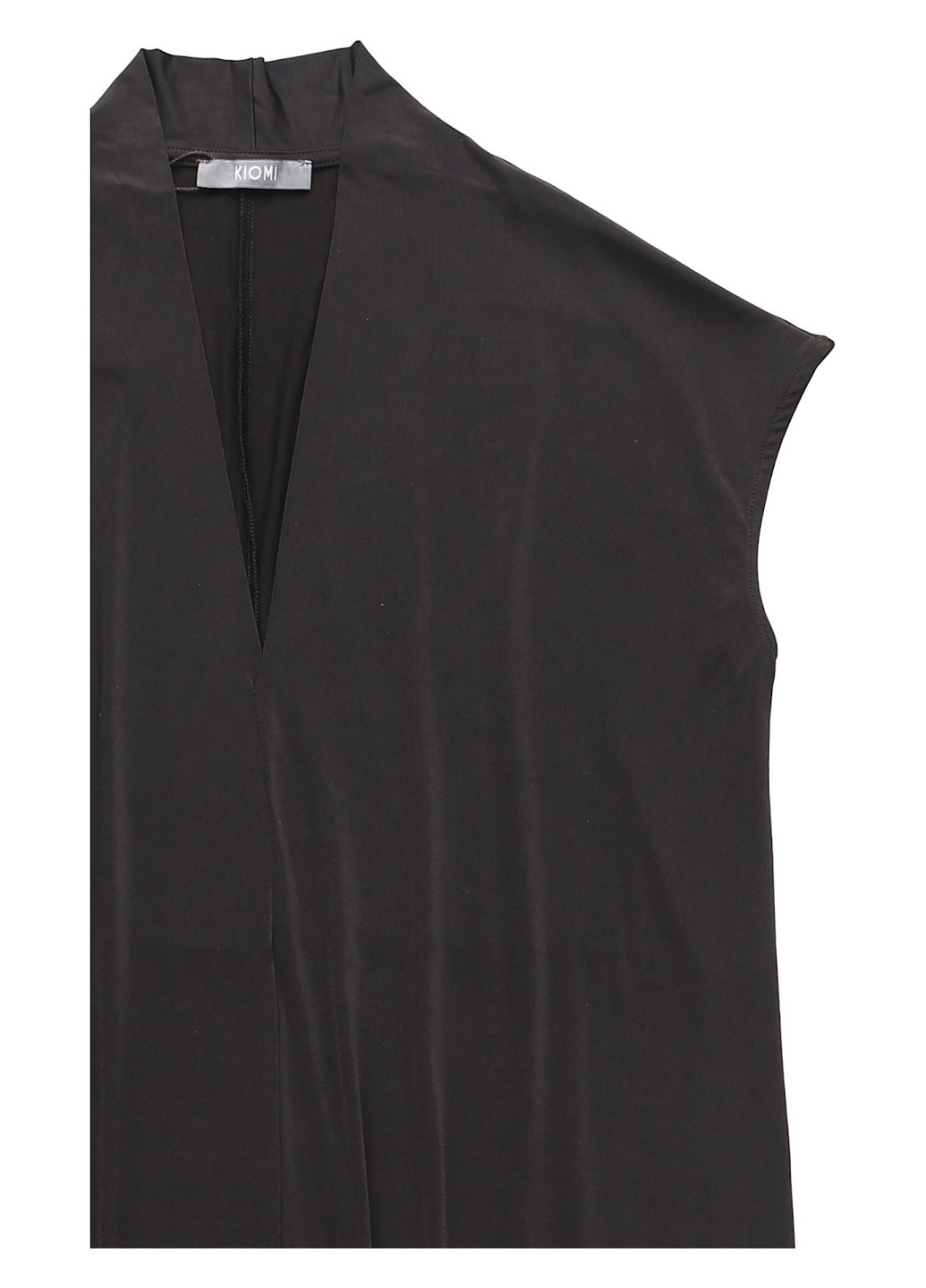 Черное кэжуал платье Kiomi однотонное
