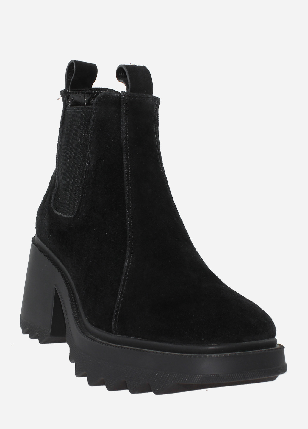 Осенние ботинки re2745-3342-11 черный El passo из натуральной замши