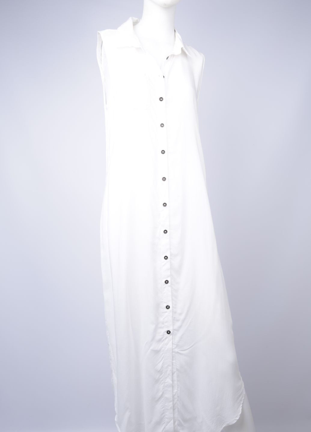 Білий кежуал сукня сорочка Saints & Mortals однотонна