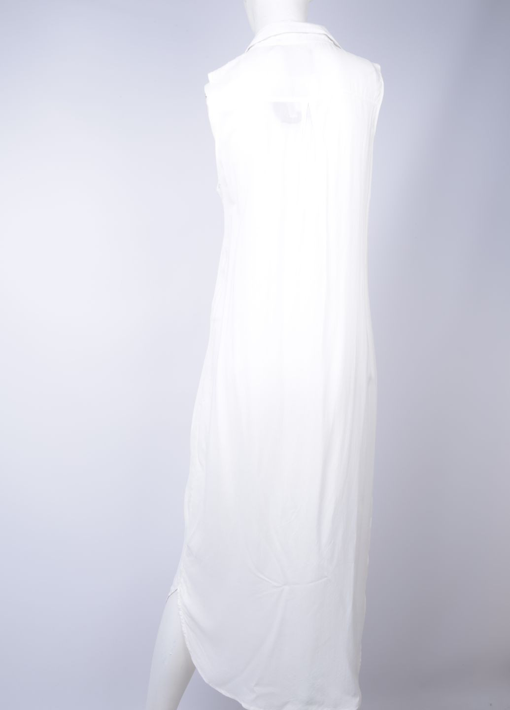 Белое кэжуал платье рубашка Saints & Mortals однотонное