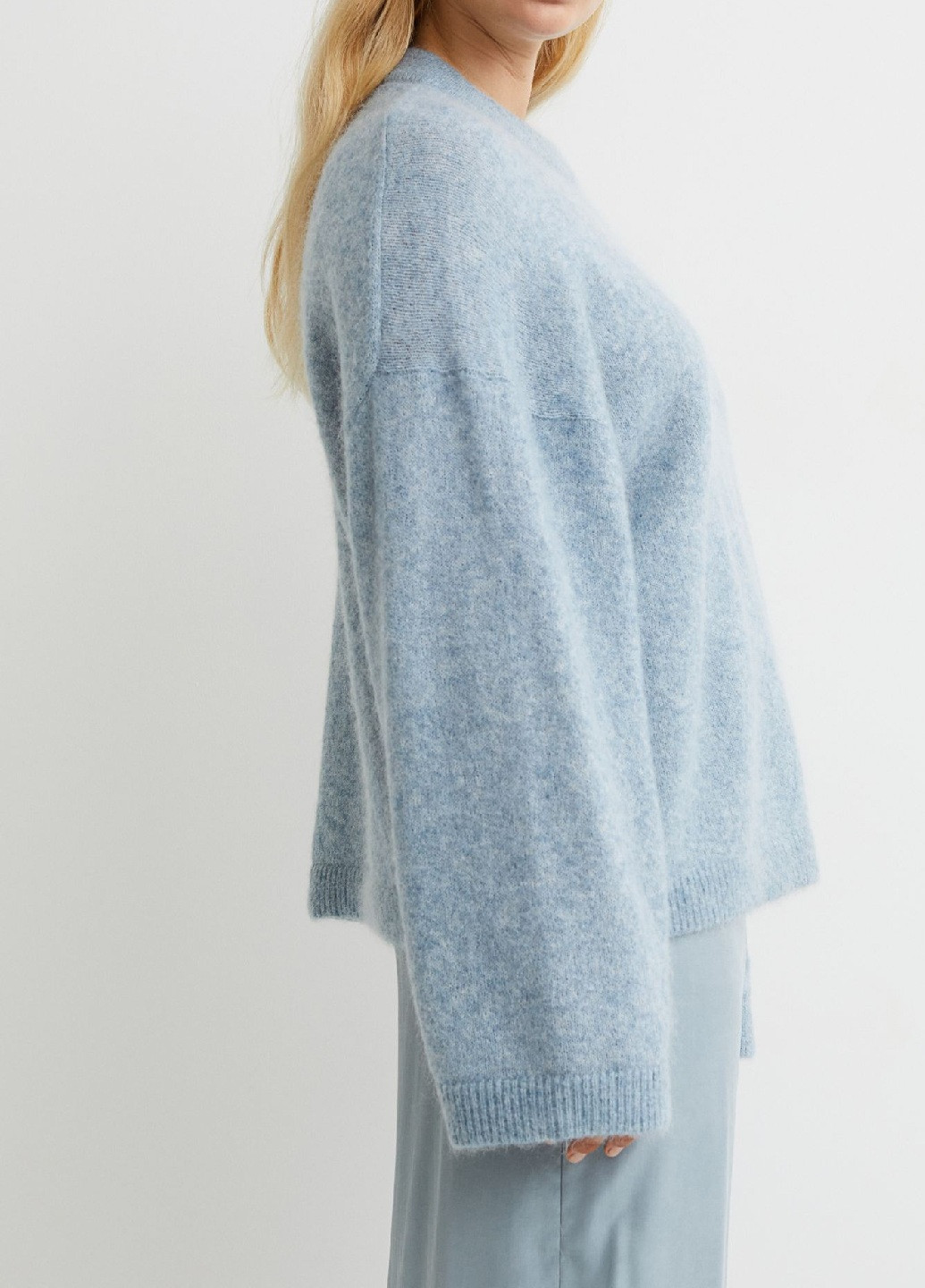 Бірюзовий зимовий светр H&M