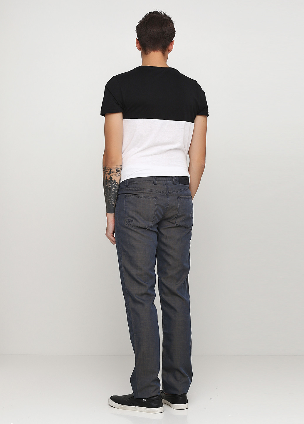 Серо-коричневые летние прямые джинсы GF Ferre