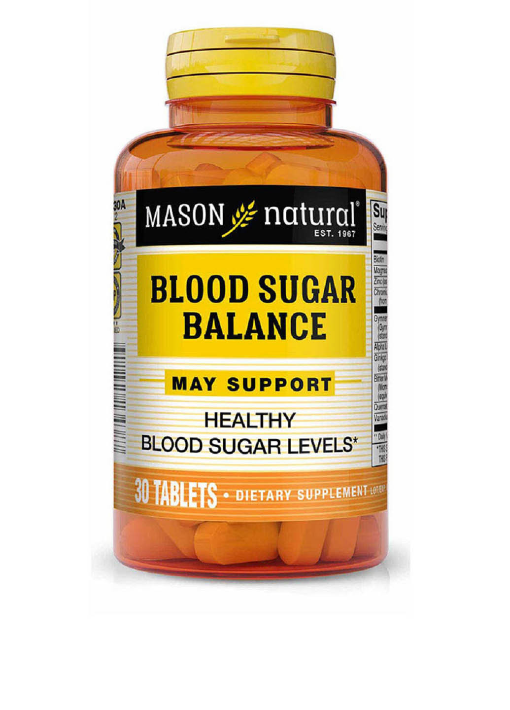 Баланс цукру в крові (30 таб.) Mason Natural (251206477)