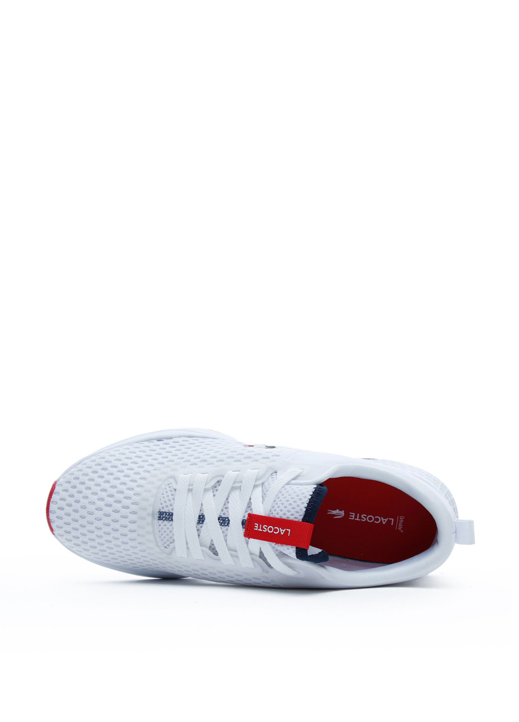 Белые демисезонные кроссовки Lacoste COURT-DRIVE