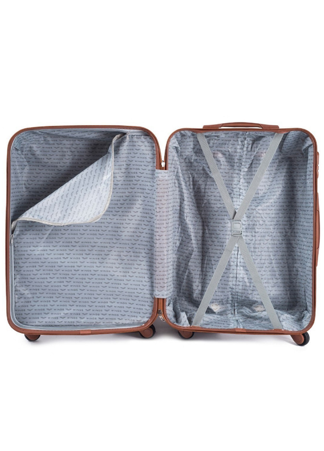 Валіза пластикова мала 55 см Wings 402 (253082255)