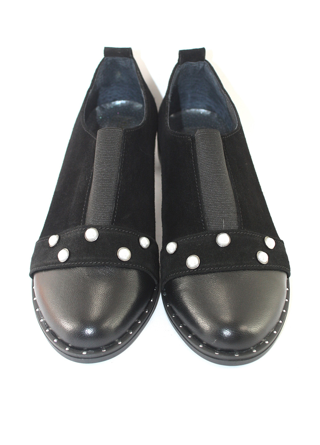 Mila Туфлі чорний з натуральна замша, — демісезон (356509254)