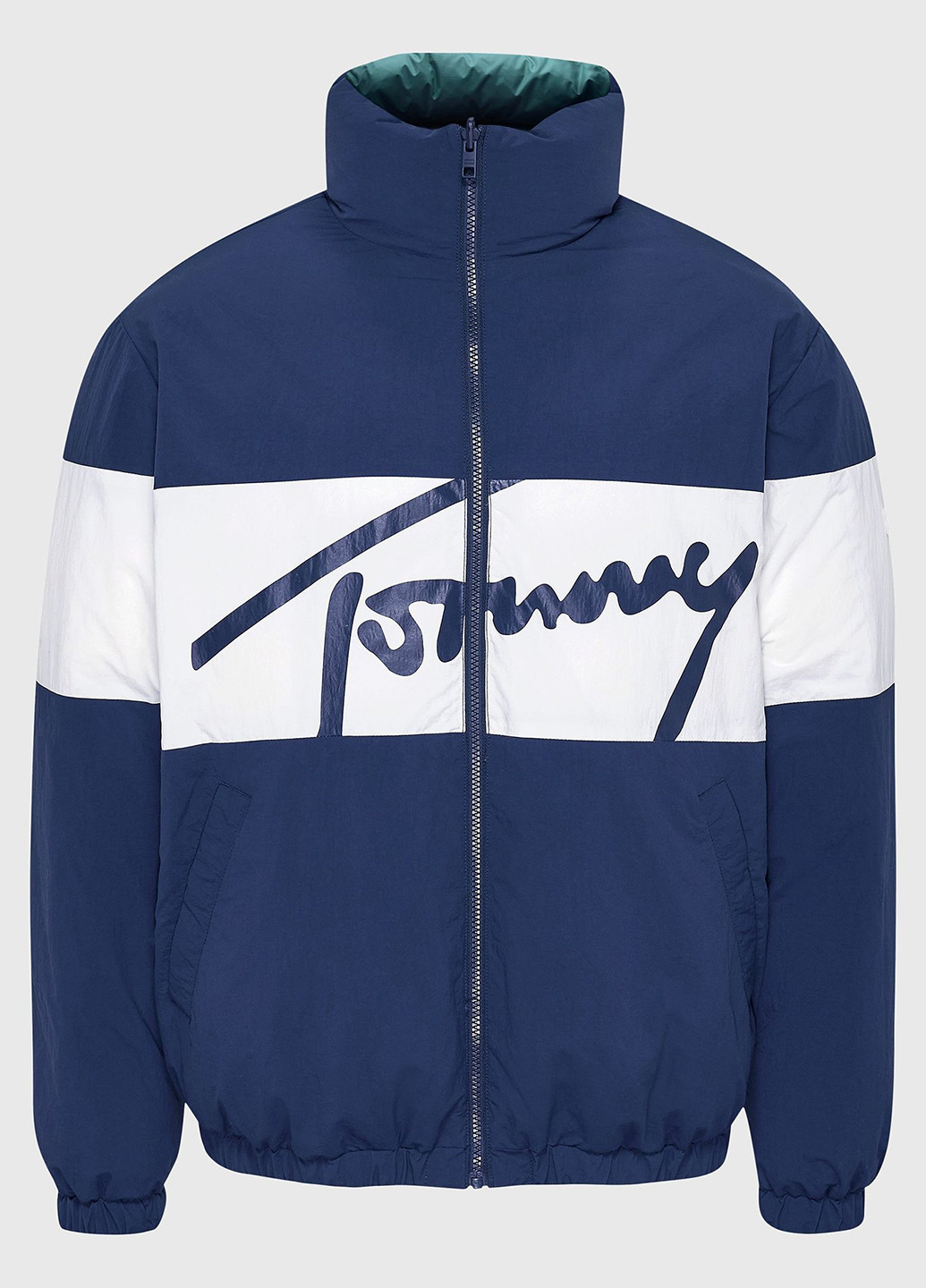 Темно-синяя зимняя куртка Tommy Jeans