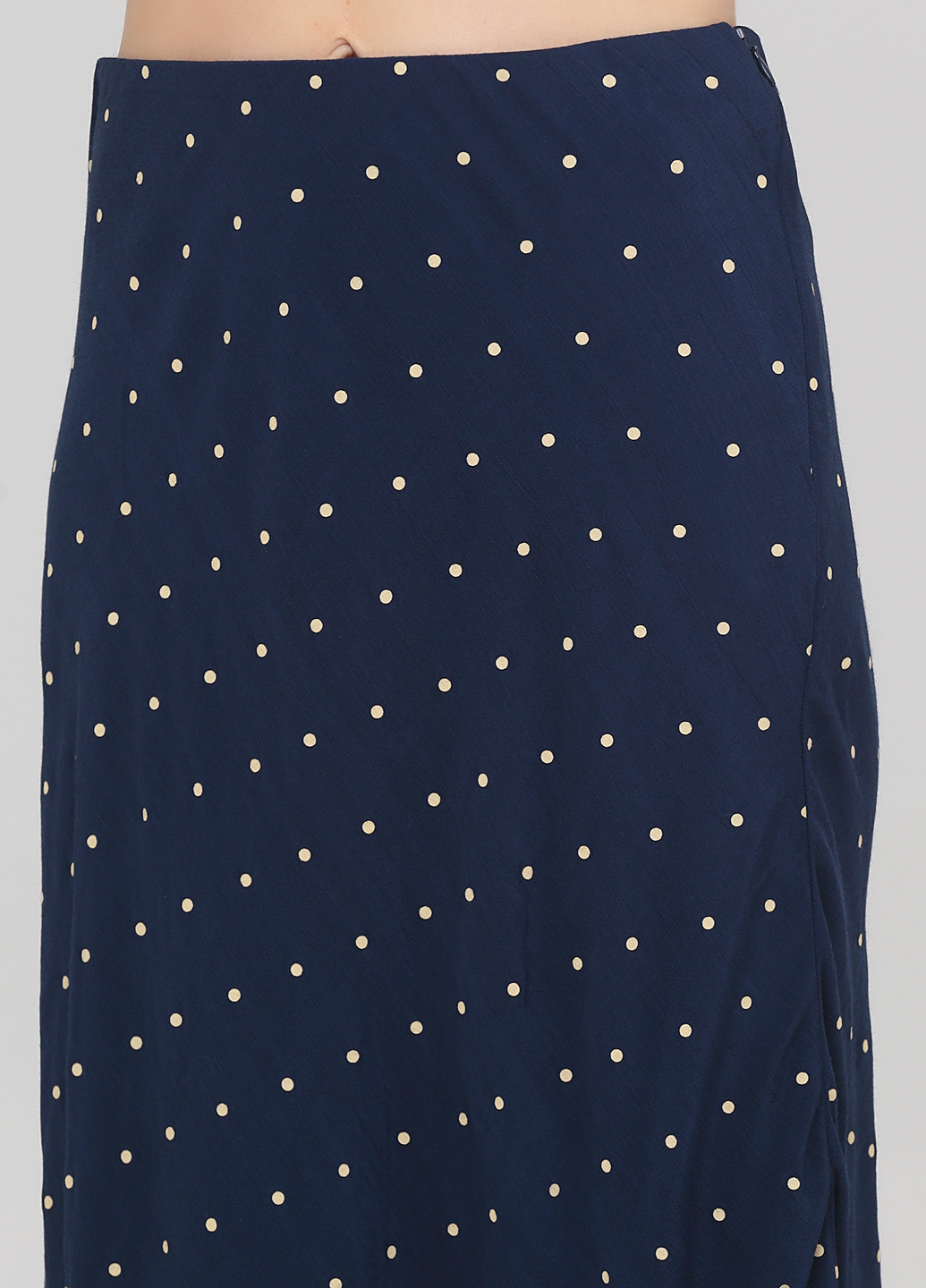 Темно-синяя кэжуал в горошек юбка Minimum