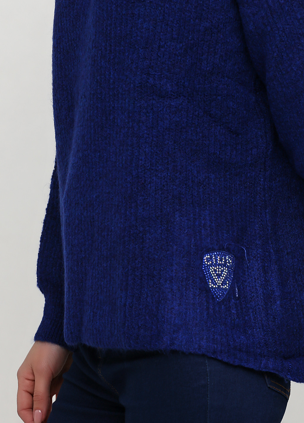 Темно-синий демисезонный свитер Sassofono Club