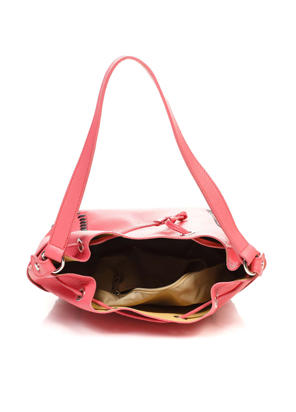 Сумка Genuine Leather сумка-гаманець однотонна коралова кежуал