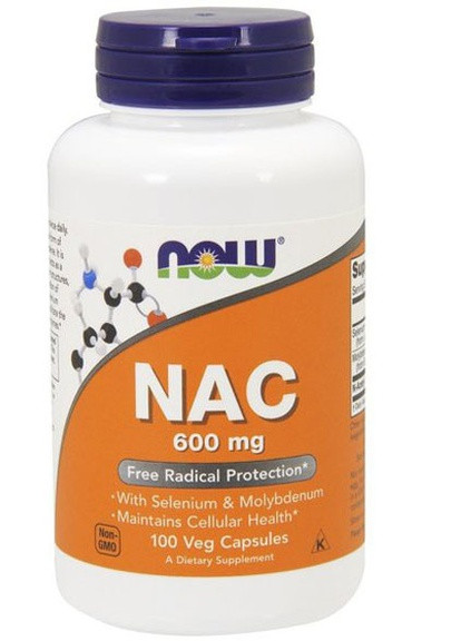 N-Acetylcysteine 600 mg 100 Veg Caps Now Foods (256380148)
