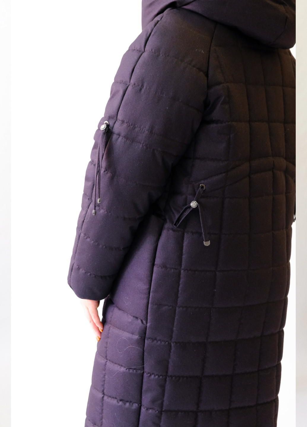 Сливова зимня зимова меланжева куртка Mangust