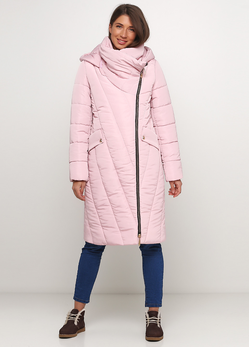 Рожева зимня куртка Kristin