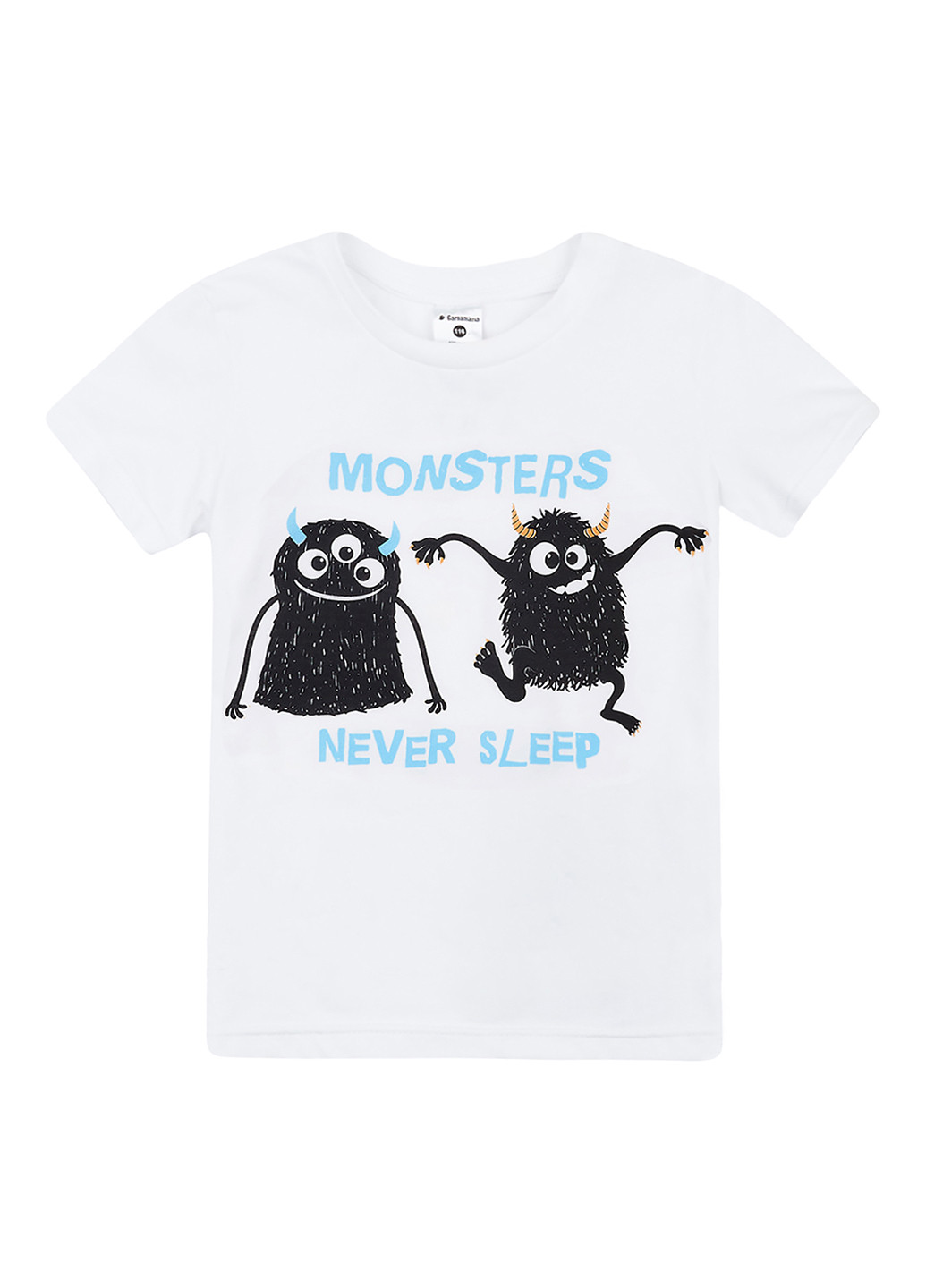 Белая летняя футболка Garnamama