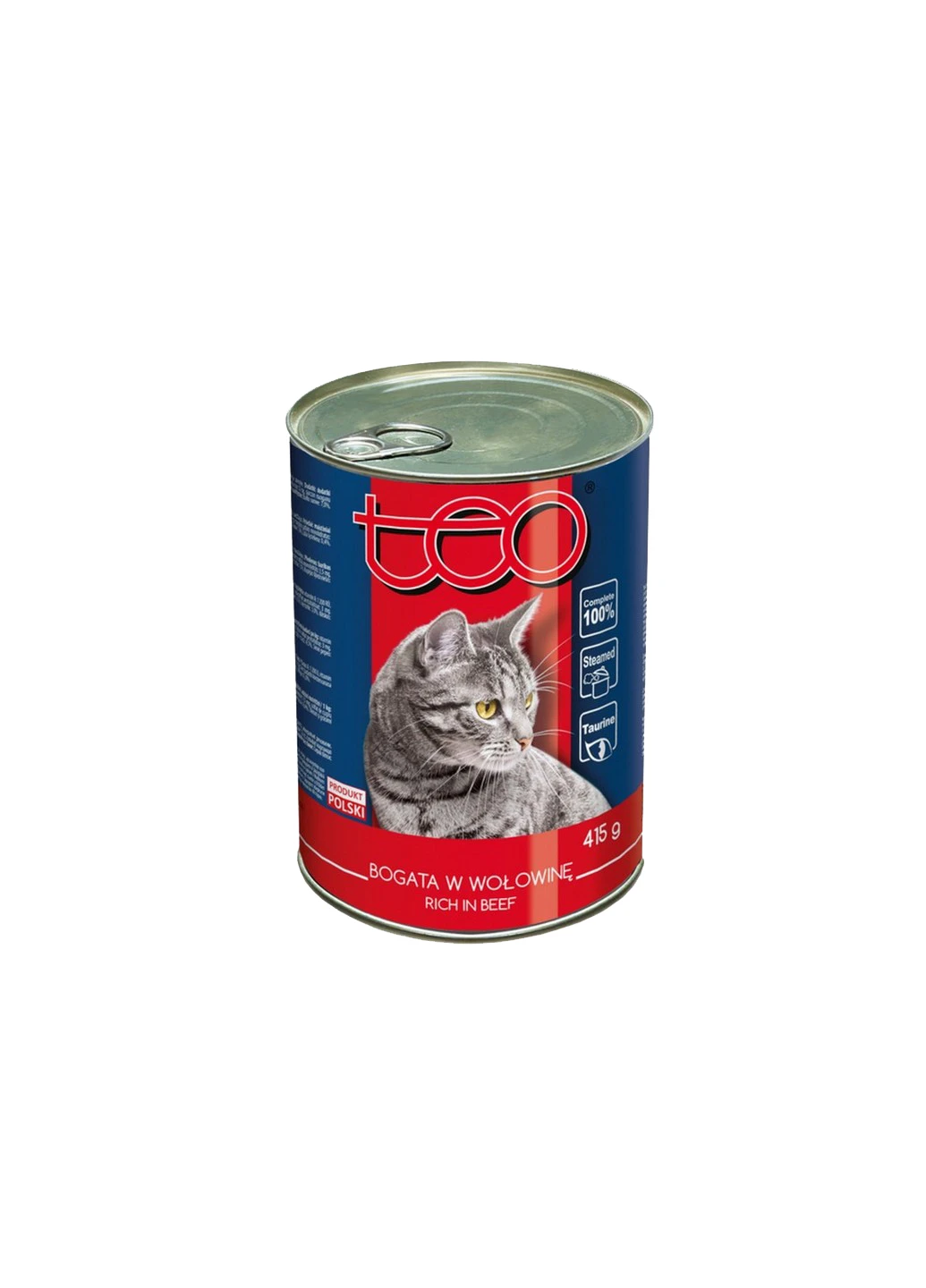 Консерва для котів з яловичиною ТЕО, 415 гр TEO (193220523)