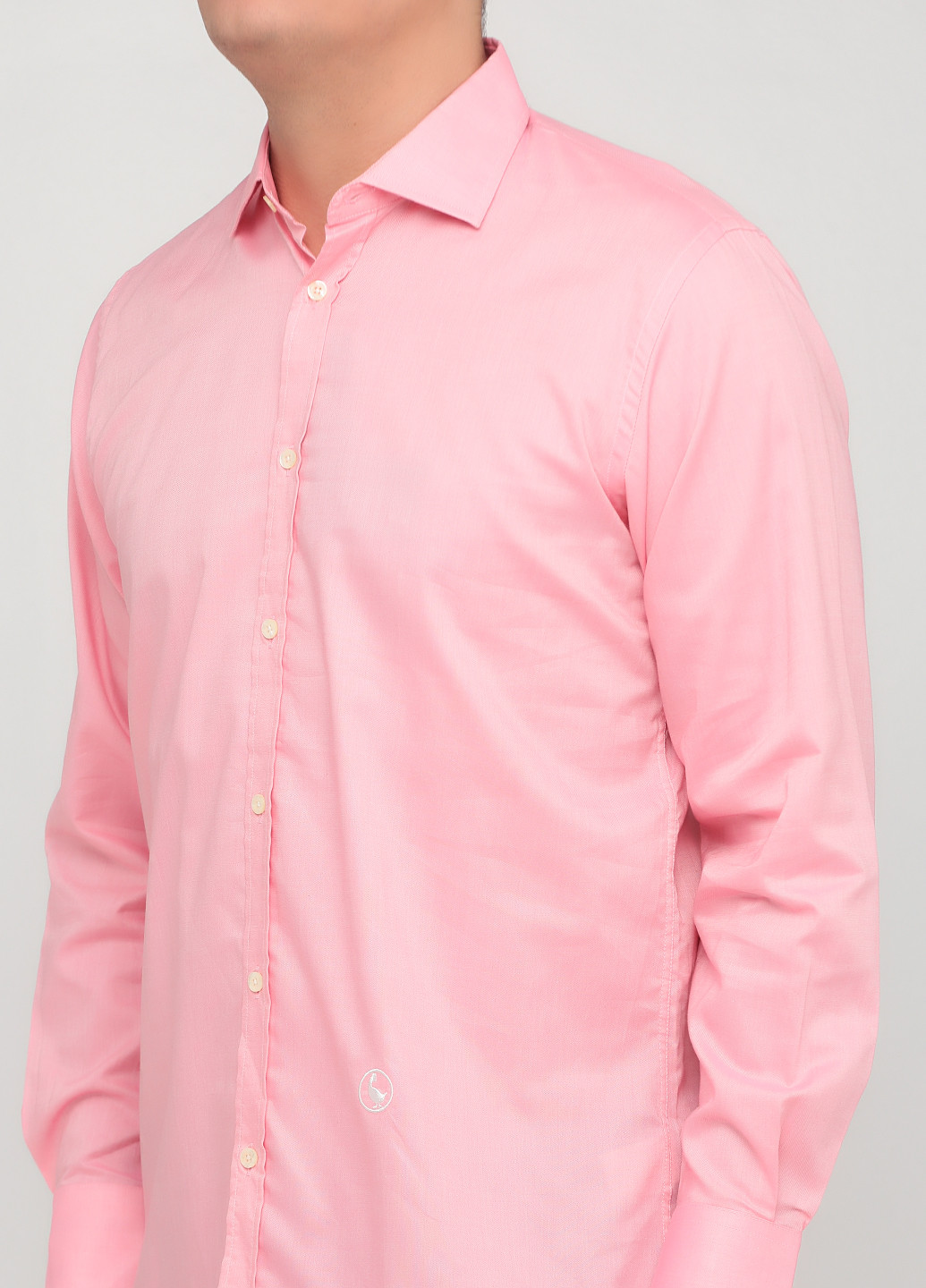 Розовая кэжуал рубашка однотонная El Ganso