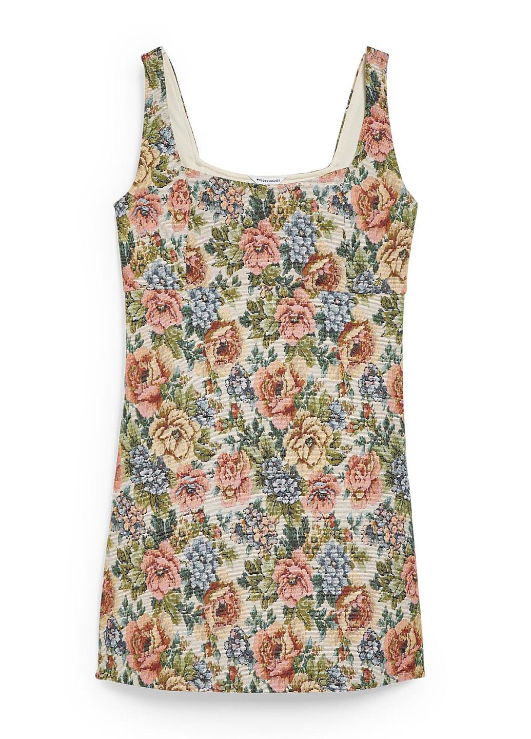 Комбінована кежуал плаття, сукня C&A з квітковим принтом