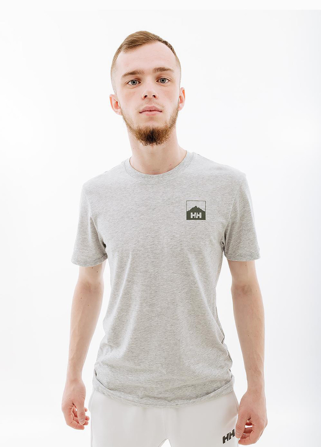 Серая футболка 62979-949 Helly Hansen NORD GRAPHIC HH T-SHIRT