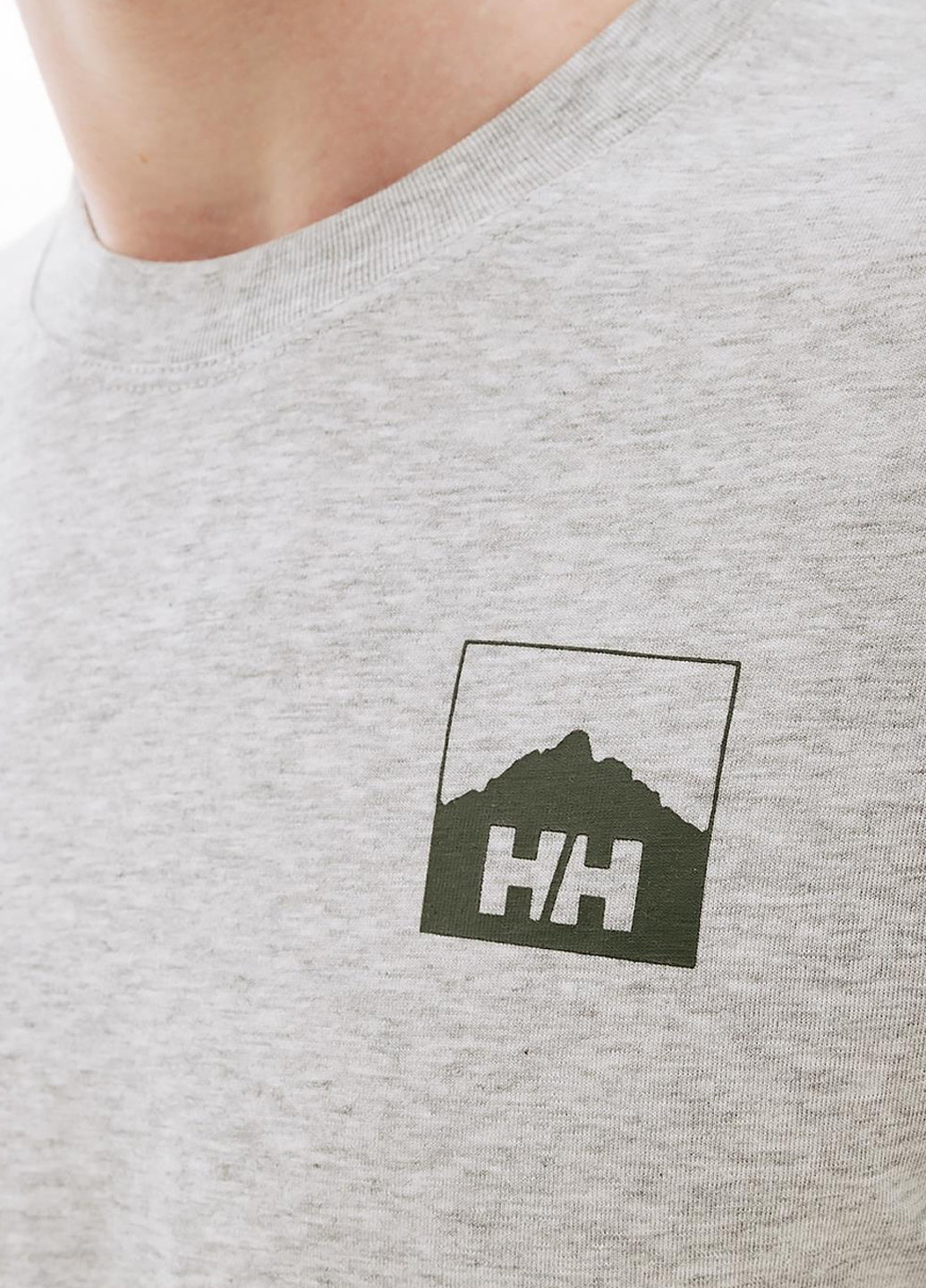 Серая футболка 62979-949 Helly Hansen NORD GRAPHIC HH T-SHIRT