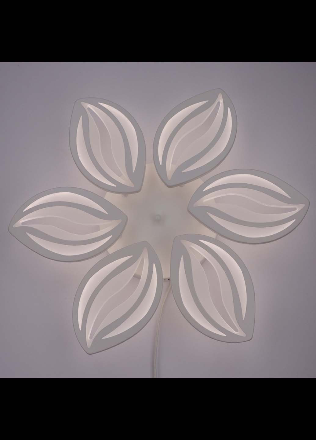 Люстра стельова LED з пультом A2325 / 6-wh Білий 9х61х61 см. Handmade (234539772)