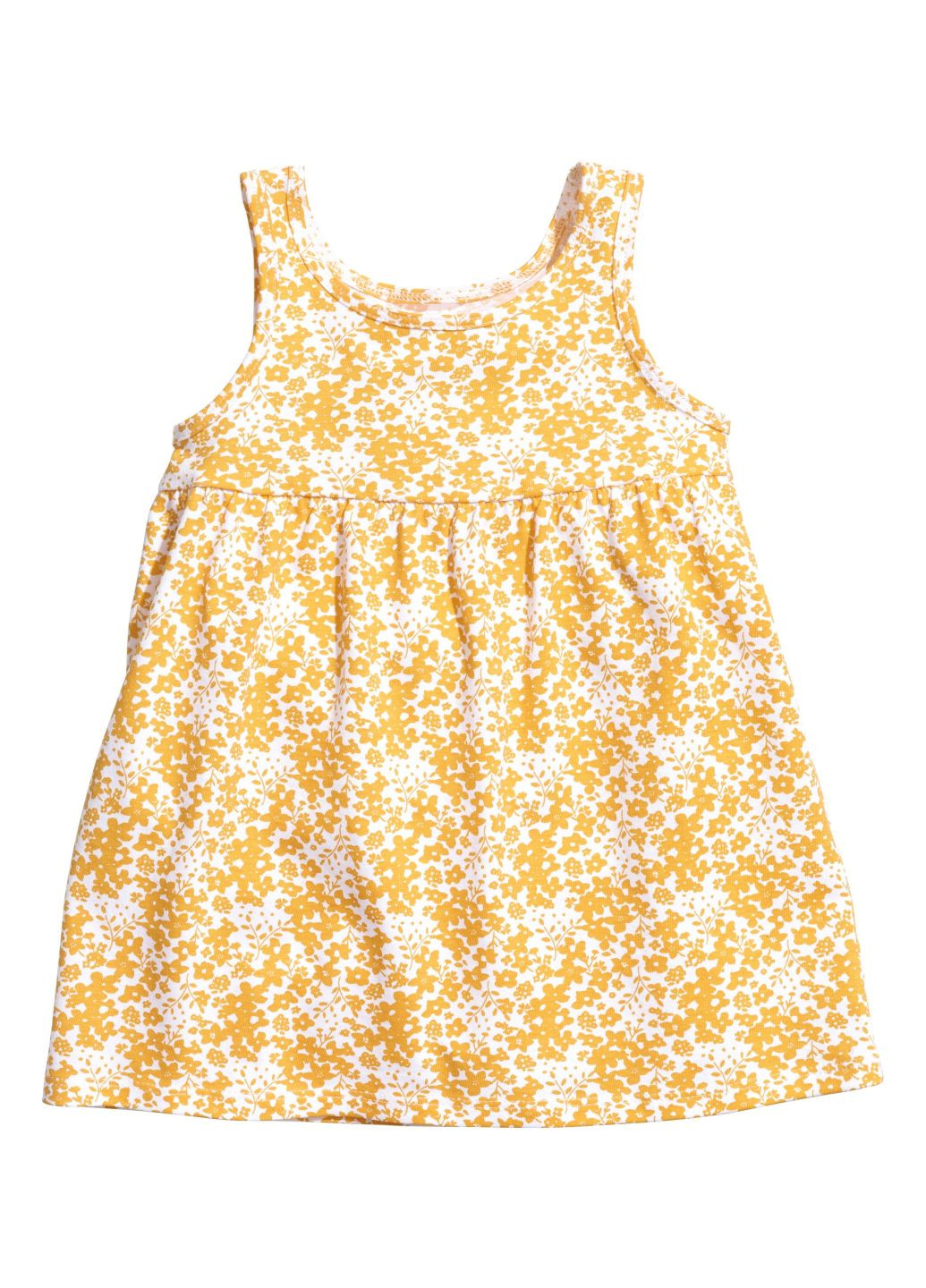 Жёлтое платье H&M (192635783)