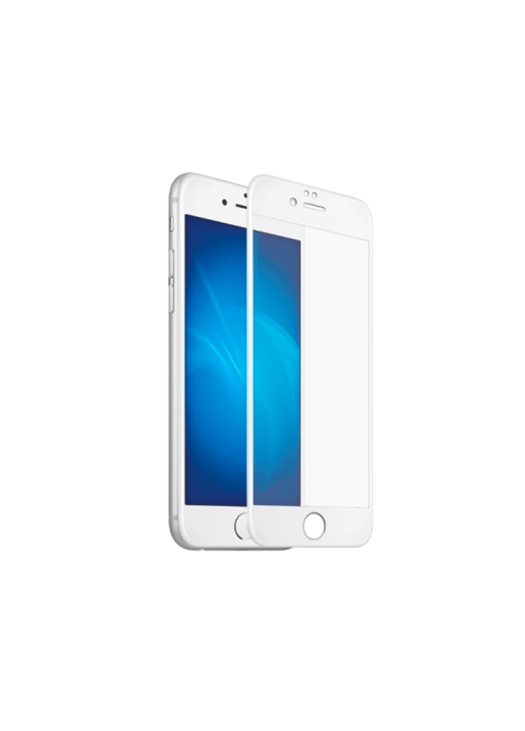 Стекло защитное с рамкой 2.5D для iPhone 6\6s (white) CAA (220511487)