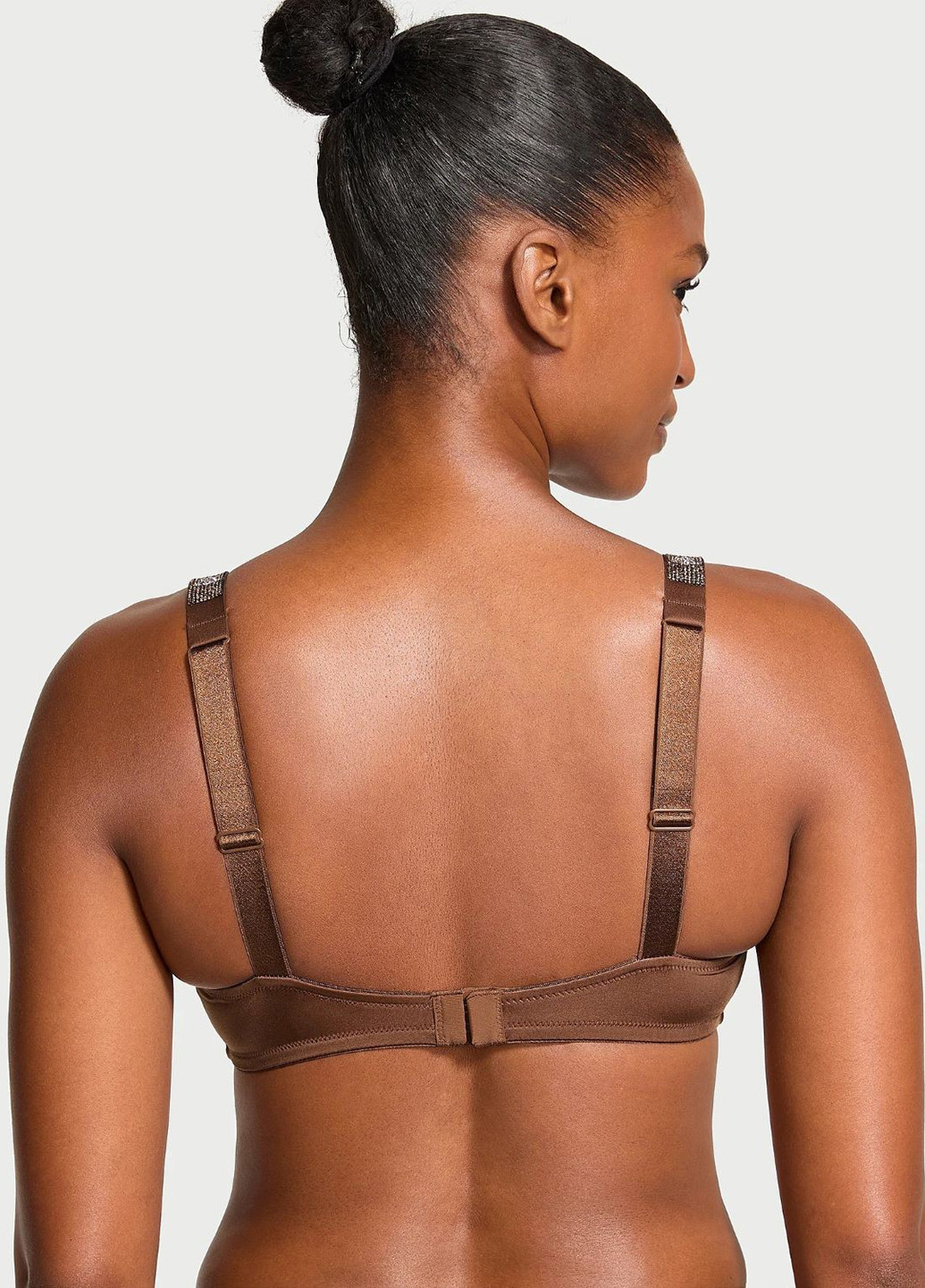 Коричневый демисезонный комплект (бюстгальтер, трусики) Victoria's Secret