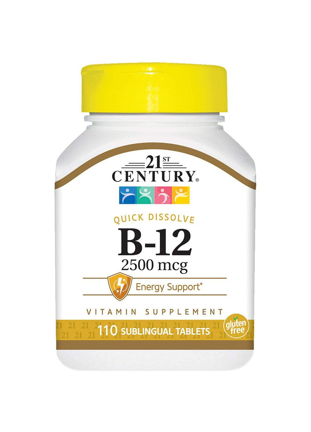 Витамин Б12 B-12 2500 mcg (110 таб) 21 век 21st Century (255409954)