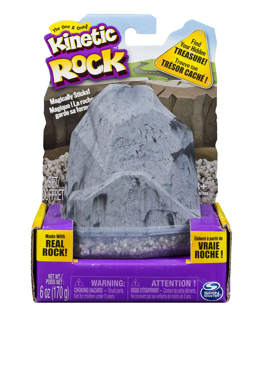 Кинетический гравий для детского творчества - kinetic rock (серый, 170 г) Wacky-Tivities (33088523)