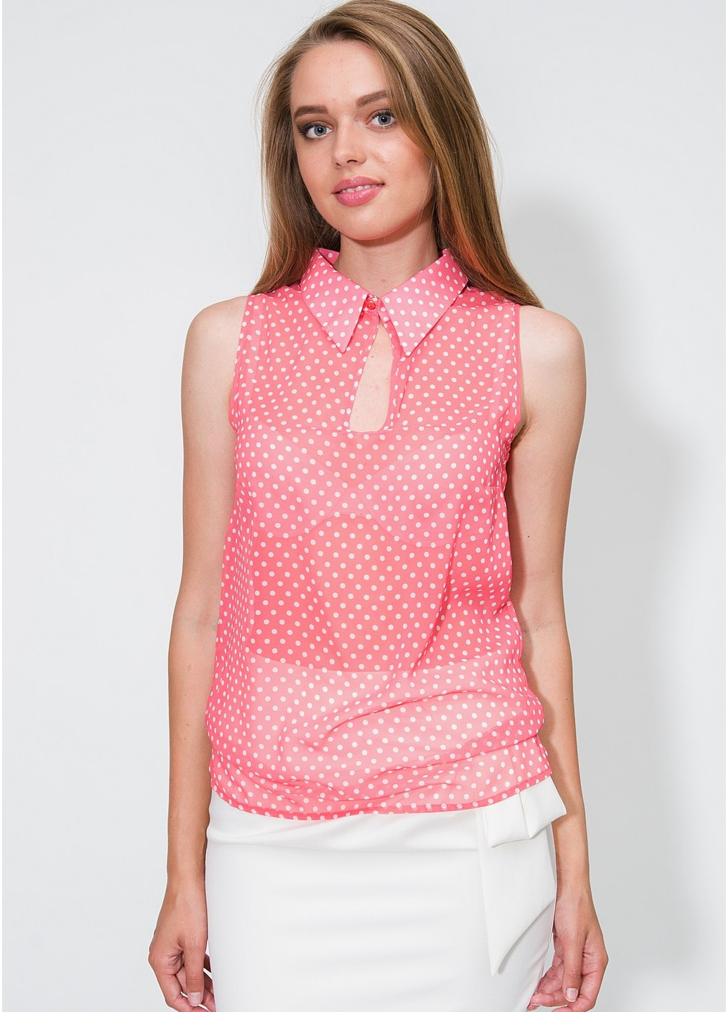 Пудровая блуза Mozah