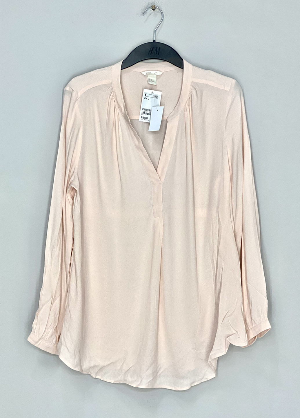 Персикова демісезонна блуза для вагітних H&M