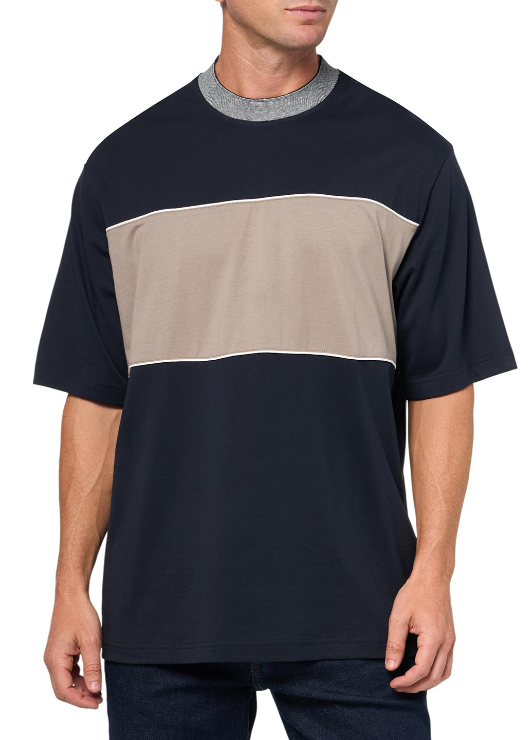 Темно-синяя футболка Armani Exchange