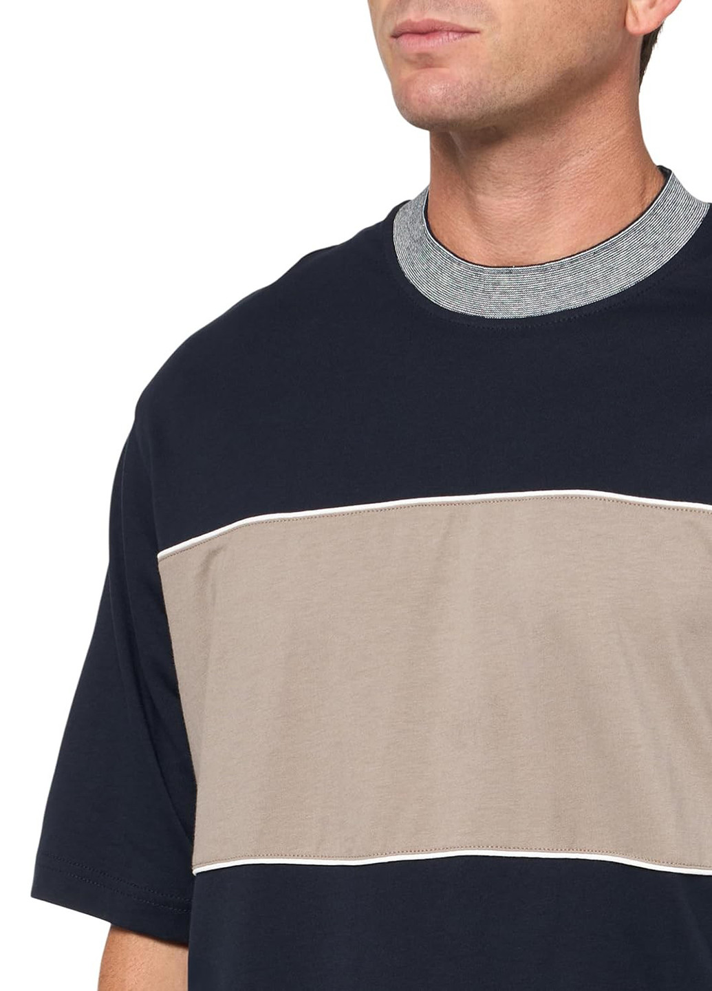 Темно-синяя футболка Armani Exchange