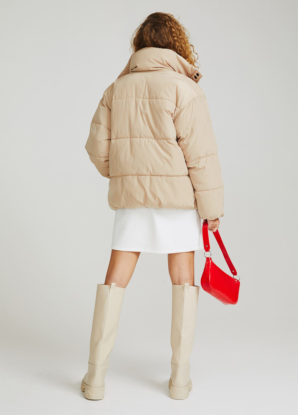 Бежева демісезонна куртка H&M