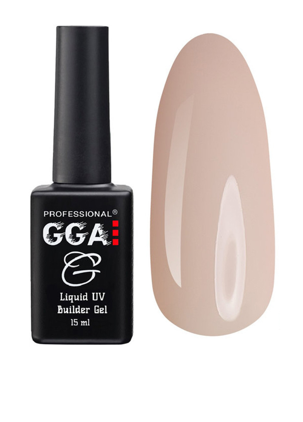 Гель для нігтів рідкий №01, 15 мл GGA Professional (114067997)
