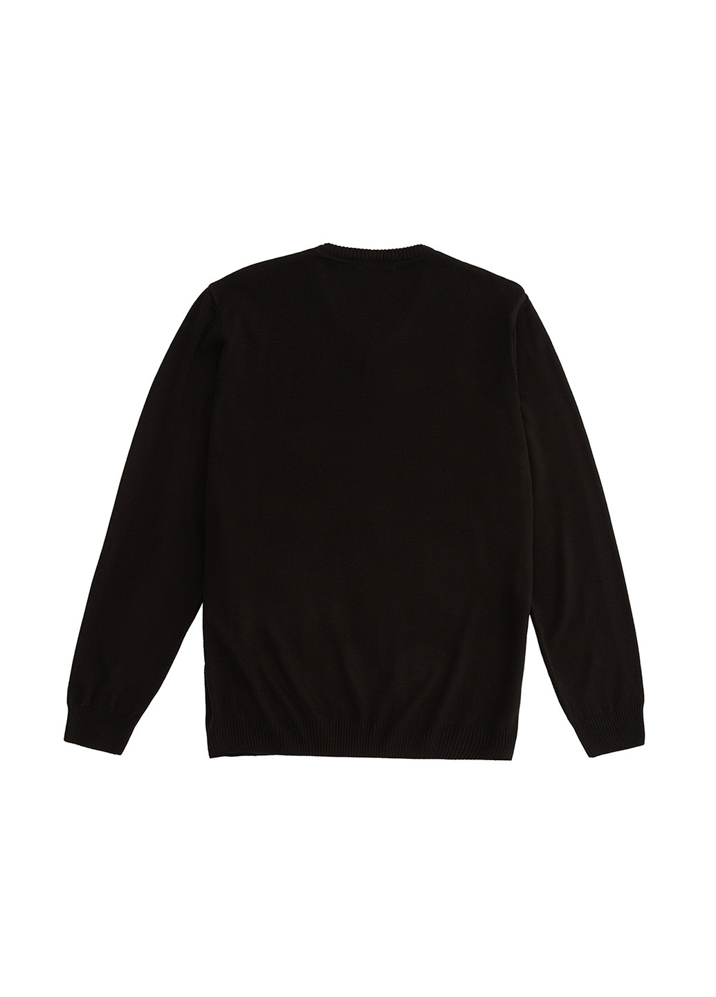 Черный демисезонный полувер пуловер DeFacto