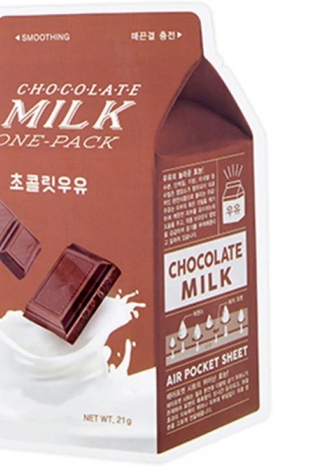 Тканинна маска з шоколадним молоком Chocolate Milk One-Pack A'pieu (248204478)