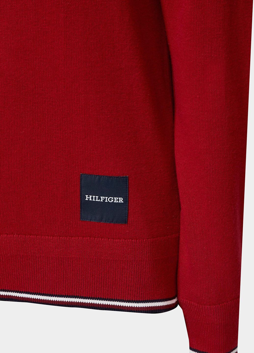Красный демисезонный свитер джемпер Tommy Hilfiger