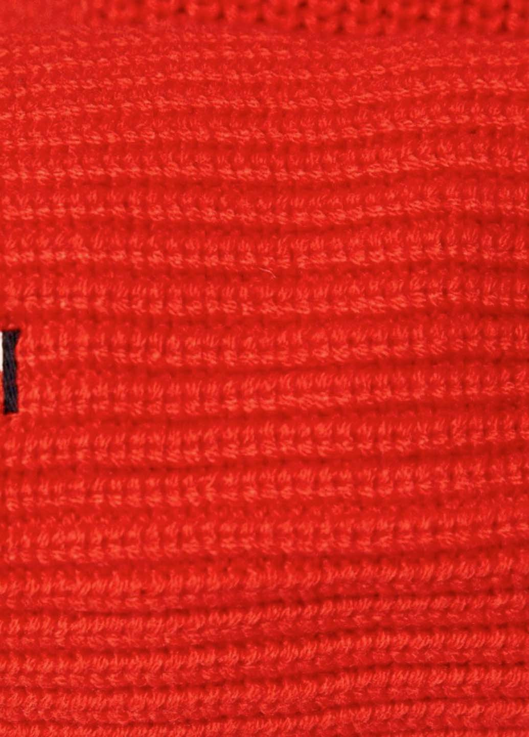 Червоний зимовий жіночий сірий светр з вовною джемпер Tommy Hilfiger