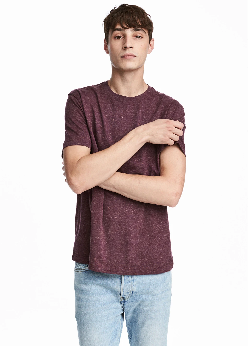 Бордова футболка H&M