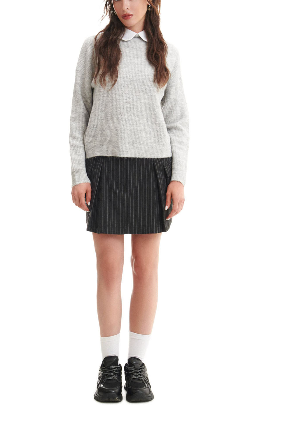 Світло-сірий демісезонний светр Cropp