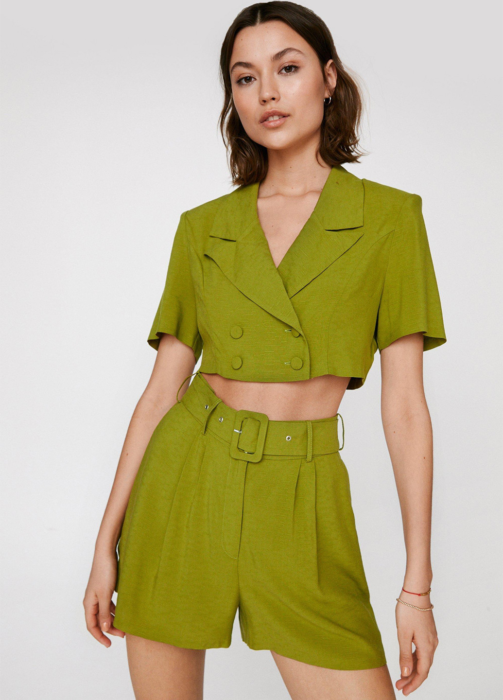 Гірчична блуза Nasty Gal