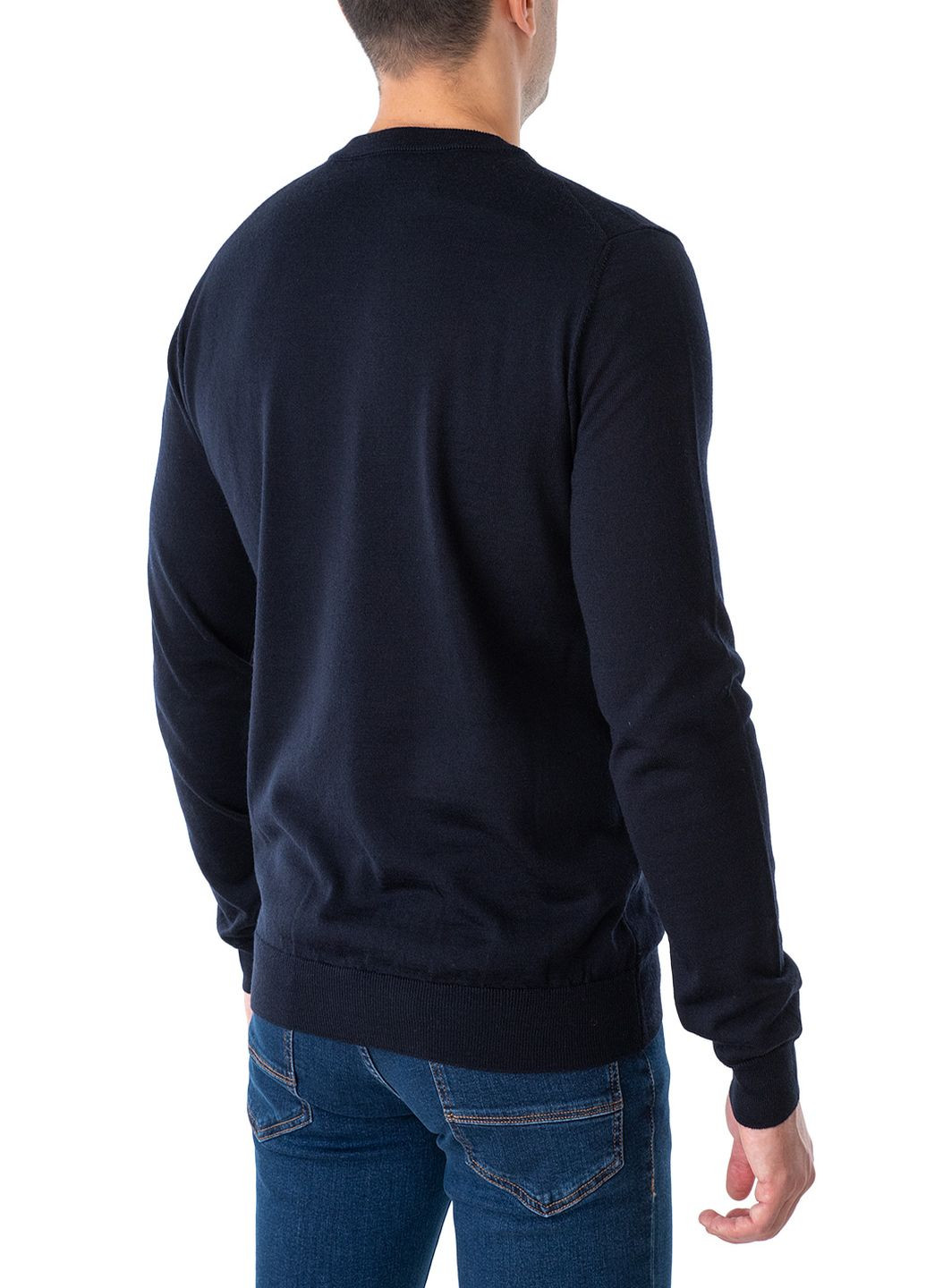 Синий зимний свитер Trussardi Jeans
