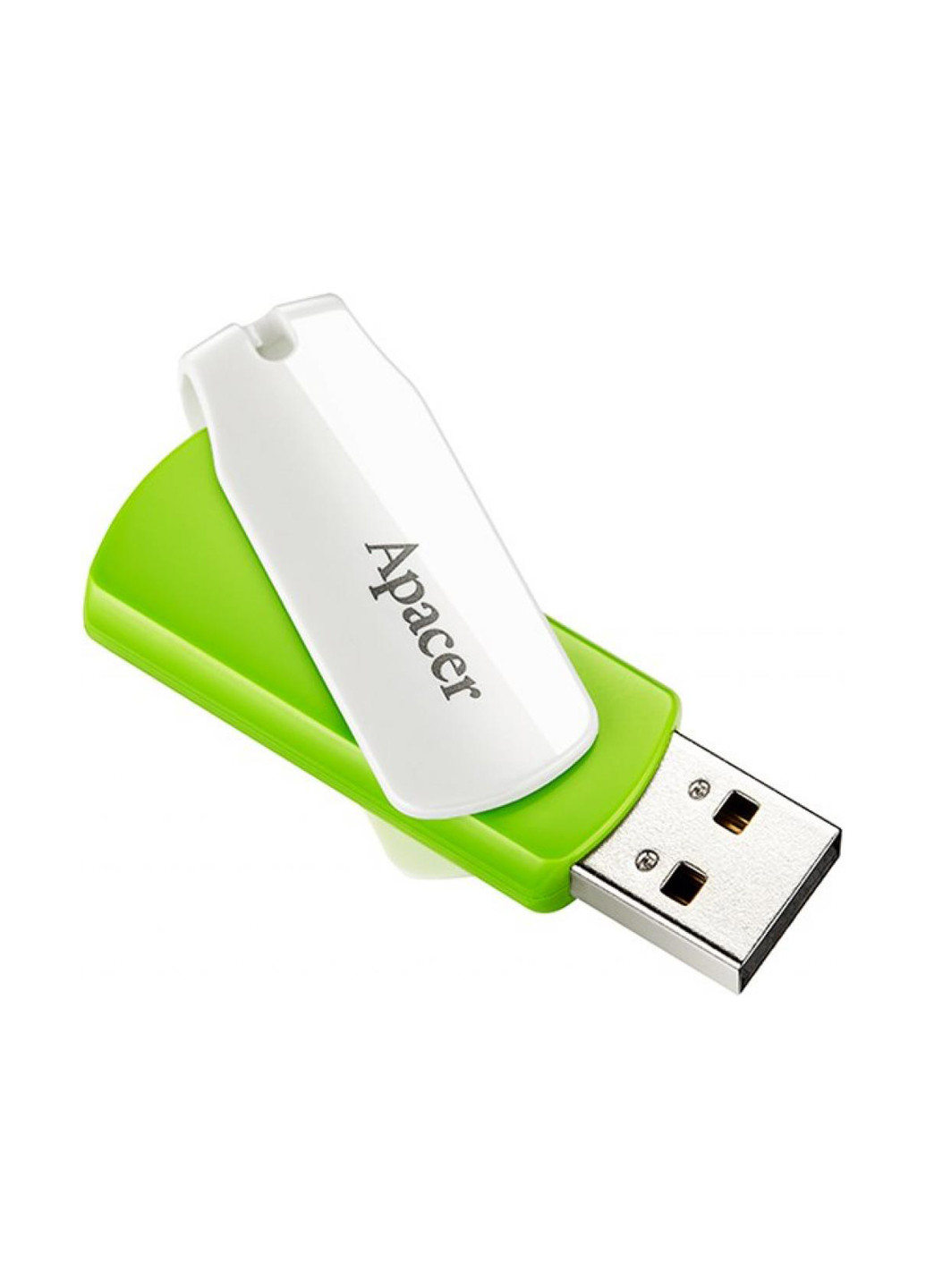 Флеш память USB 64GB USB 2.0 AH335 Green/White (AP64GAH335G-1) Apacer флеш память usb apacer 64gb usb 2.0 ah335 green/white (ap64gah335g-1) (144462497)