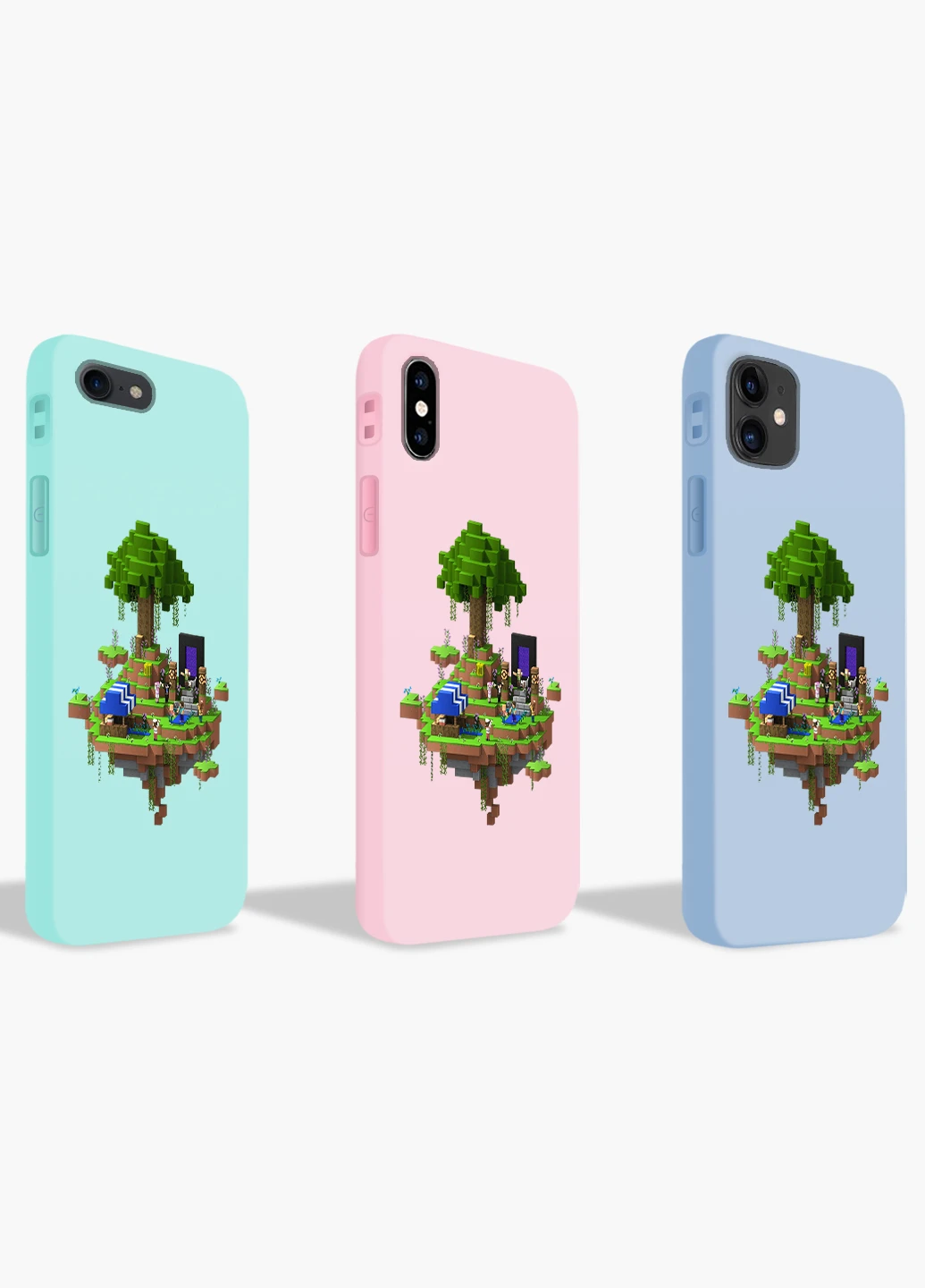 Чехол силиконовый Apple Iphone Xs Майнкрафт (Minecraft) (8938-1177) MobiPrint (219335995)